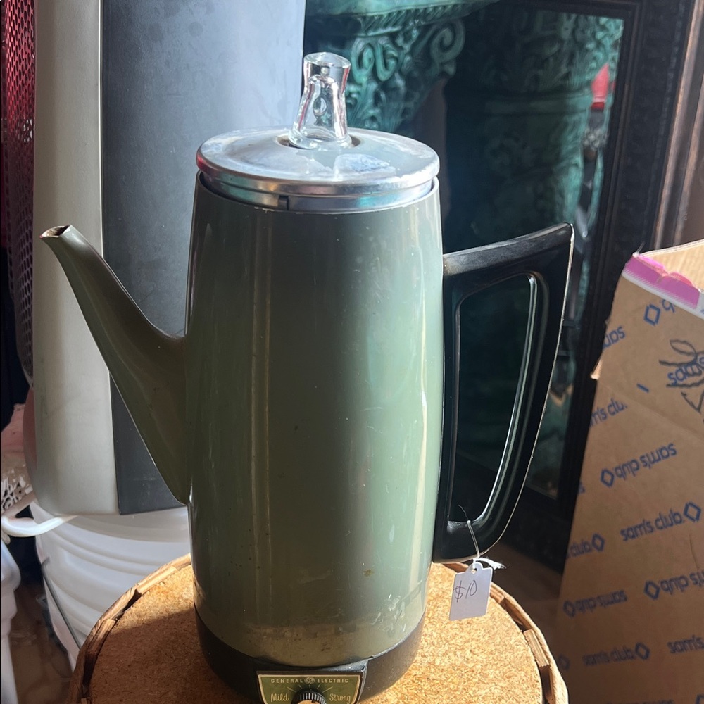 Classic Green Coffee Percolator